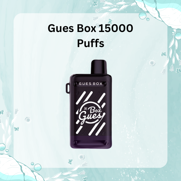 Gues Box 15000 Puffs disposable vape device with smart LED screen