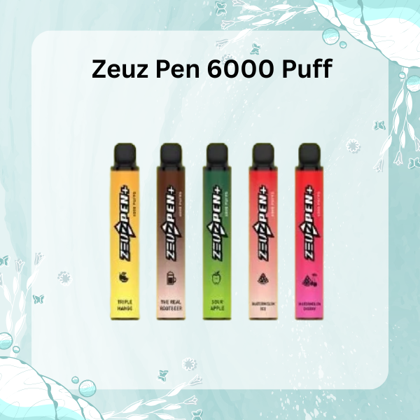 Zeuz Pen 6000 Puff disposable vape