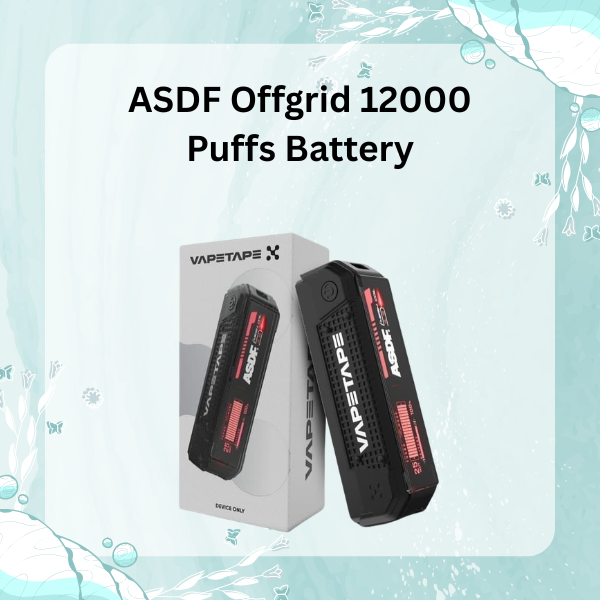 ASDF Offgrid 12000 Puffs Battery