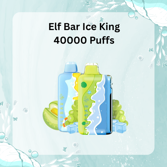 Elf Bar Ice King 40000 Puffs Disposable Vape with LCD Screen
