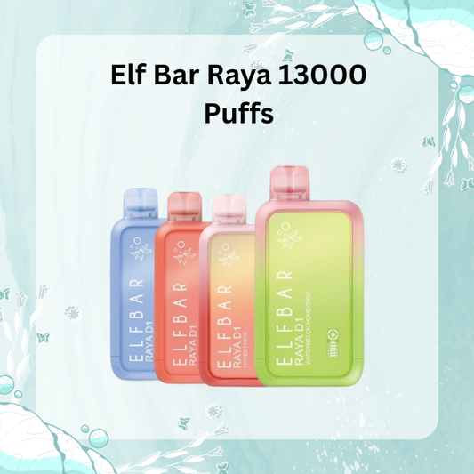 Elf Bar Raya 13000 Puffs Disposable Vape with Smart LED Screen and Type-C Charging