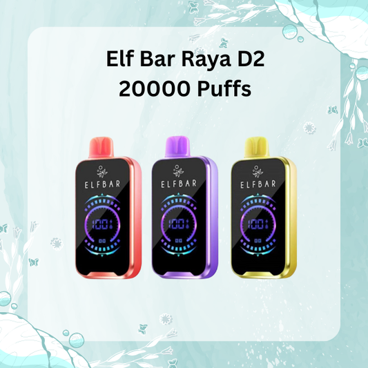 Elf Bar Raya D2 20000 Puffs Disposable Vape with LED Screen Singapore