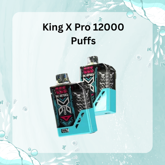 King X Pro 12000 Puffs Disposable Vape with Digital Screen and Child Lock