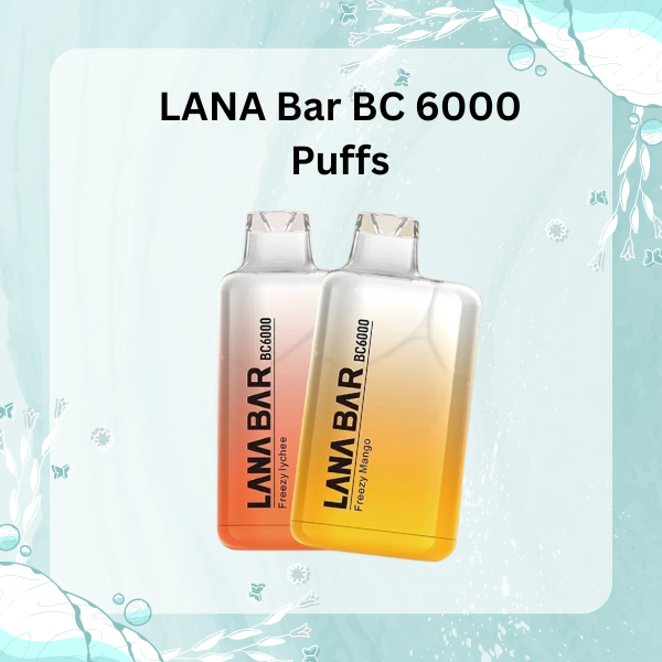LANA Bar BC 6000 Puffs Disposable Vape - Front View Gradient Design