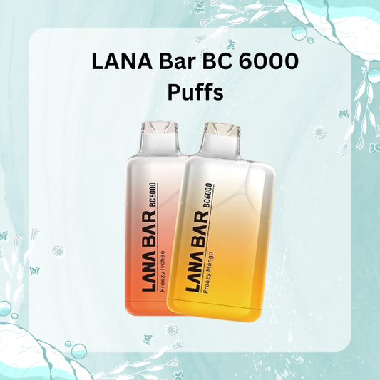 LANA Bar BC 6000 Puffs Disposable Vape - Front View Gradient Design