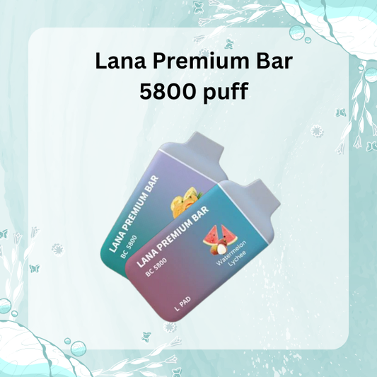 Lana Premium Bar 5800 Puffs Disposable Vape with Type-C Charging