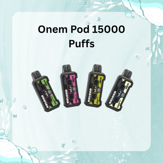 Onem Pod 15000 Puffs disposable vape device with smart LED screen