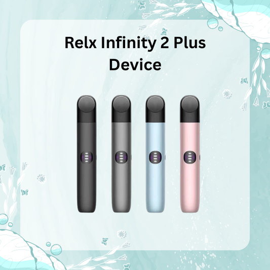 Relx Infinity 2 Plus Device Black Sapphire with 3 power modes