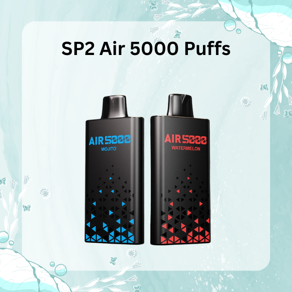 SP2 Air 5000 Puffs Disposable Vape Device - Side View