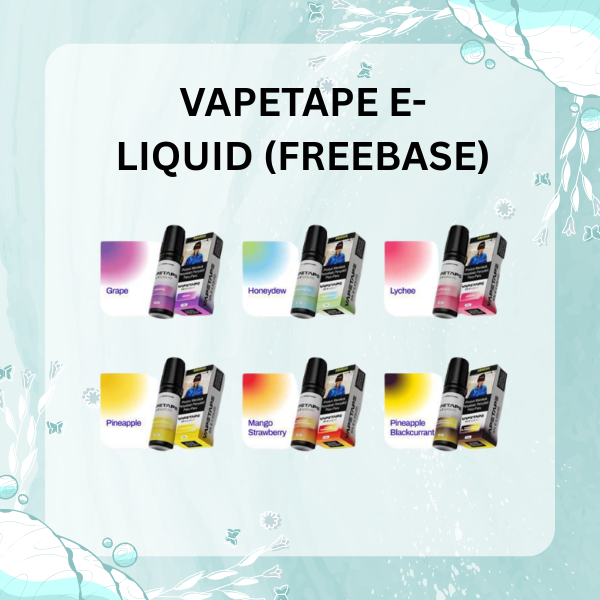 VAPETAPE E-LIQUID (FREEBASE)