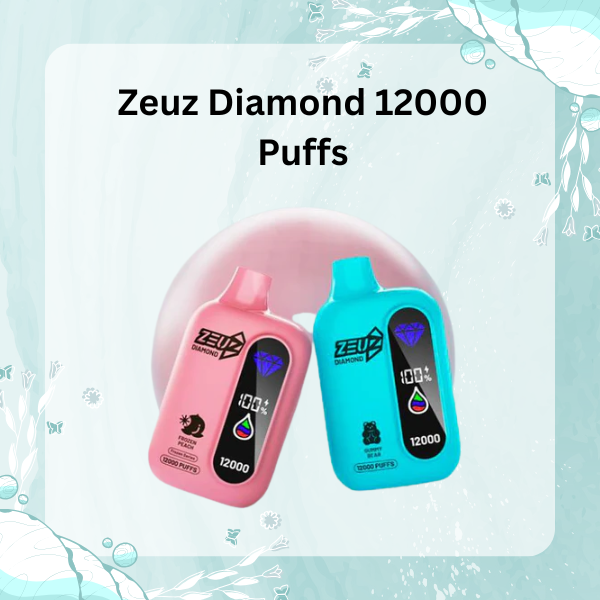Zeuz Diamond 12000 Puffs Disposable Vape Front View